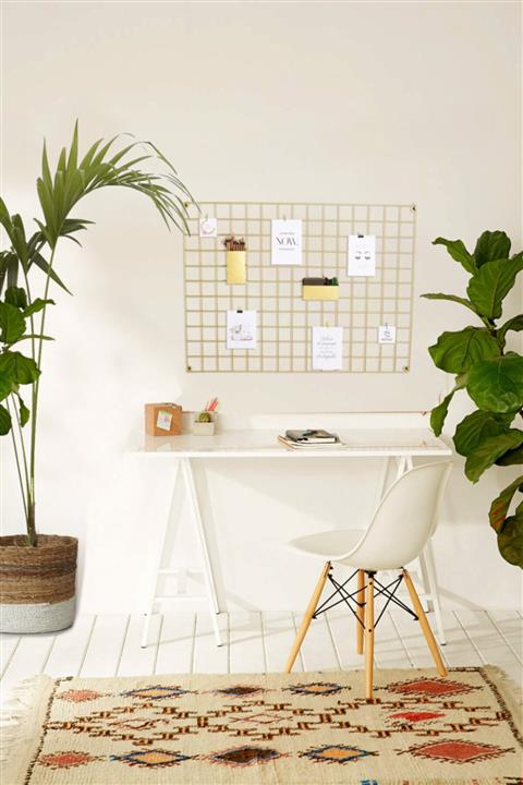 Roomie Home Tel Pano 60x80 Gold ( 4 Adet Mini Mandal ,2 Adet Çelik Kıskaç Hediyemizdir)