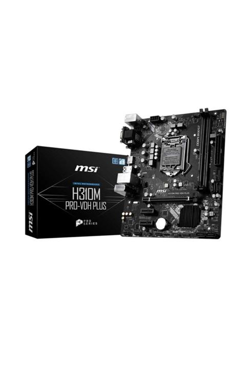 MSI H310m Pro-vdh Plus Uyumlu Intel H310 2666 Mhz Ddr4 Soket 1151 Matx Anakart