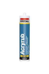 Soudal Silikonize Mastik Acryrub Antrasit Gri 500gr