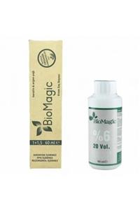 BIOMAGIC Amonyaksız Krem Saç Boyası 60 ml 6.11 - Yoğun Küllü Koyu Kumral + Oksidan 90 ml