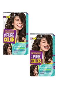 PURE COLOR 6-0 Az Sütlü Çikolata X 2 Adet