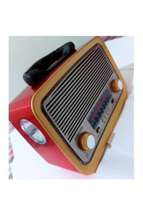 GREGOSS Rt-301 Nostaljik Bluetooth, Radyo, Usb Flash,sd Kart, Şarjlı , Ledli Ve Fenerli Müthiş Ses