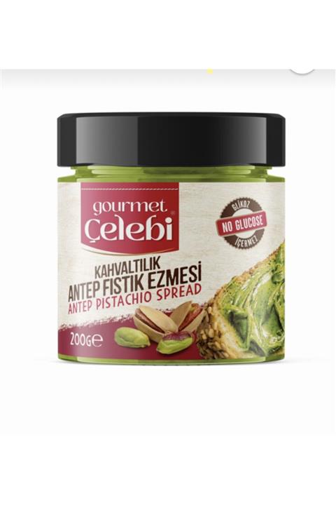 KERVAN ŞARKÜTERİ DOĞAL ÜRÜNLER Çelebioğlu ( Gourmet Çelebi ) Fıstık Ezmesi 200 gr