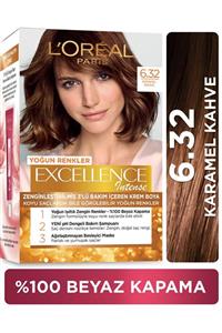 L'Oreal Paris Excellence Intense Saç Boyası 6.32 Karamel Kahve