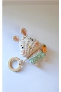 Yumu Yum Organik Amigurumi Tavşan Çıngırak