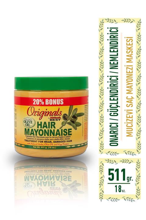 Organics Aşırı Yıpranmış Saçlara Özel Mayonez Maskesi 511 gr