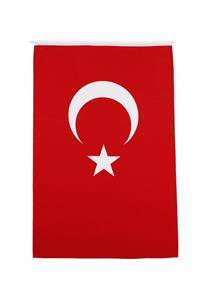 Retro Türk Bayrağı Alpaka Kumaş 120x180cm.