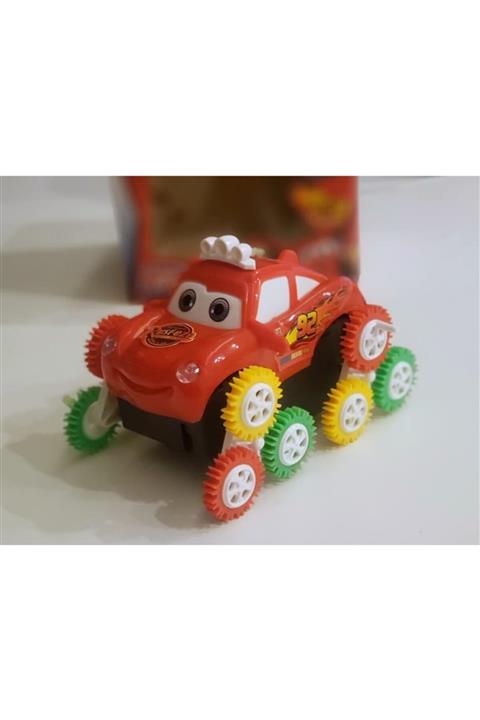 Kahraman Cars Şimşek Mc Queen 12 Tekerli Takla Atan Devrilmeyen Araba