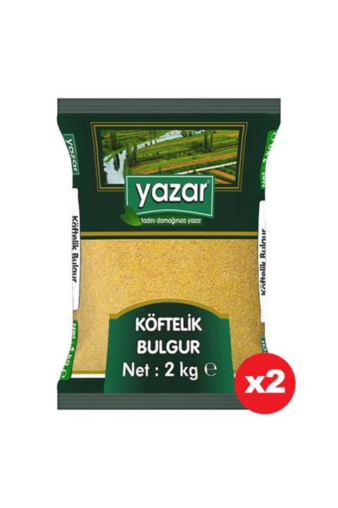 YAZAR Köftelik Bulgur 2 Kg X 2 Paket