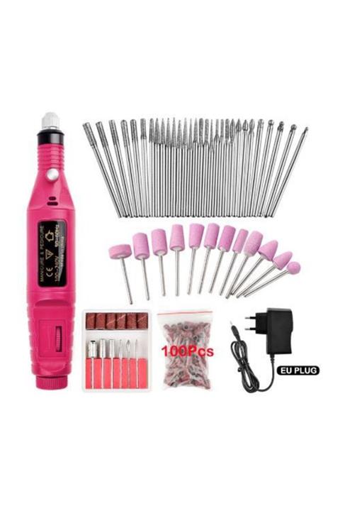 kozmetik evim Elektrikli 12v Tırnak Tırnak Mantar Cihazı El Ayak Tırnak Mantar Temizleme Seti 146 Parça Set