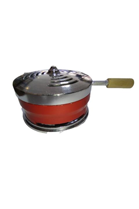 Camp & Shisha Kırmızı Renkli Nargile Közlük 1. Kalite Kömür Cezvesi