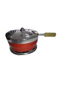 Camp & Shisha Kırmızı Renkli Nargile Közlük 1. Kalite Kömür Cezvesi