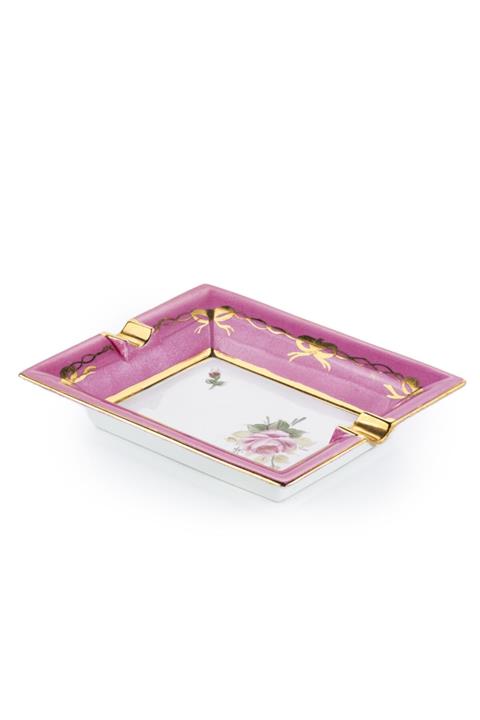 AŞU SERAMİK Antik Tasarım Küllük El Boyaması Porselen