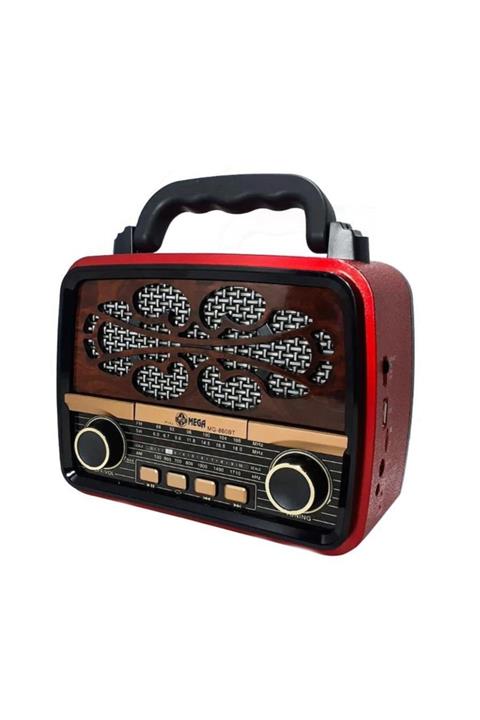 Wellhise Nostaljik Şarjlı Radyo (bluetooth-usb-sd-aux) Mg-860bt