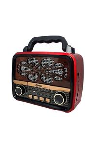 Wellhise Nostaljik Şarjlı Radyo (bluetooth-usb-sd-aux) Mg-860bt