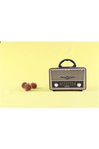 Meier Nostalji Radyo M-156bt Bluetooth Fm Radyo Usb Sd Kart