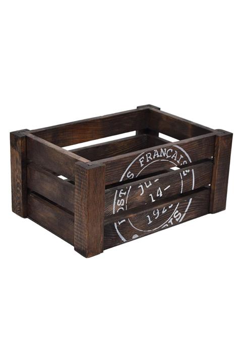 Utyawood Vintage Venge Çok Amaçlı Ahşap Kasa