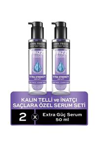 John Frieda Kalın Telli Ve Inatçı Saçlar Için Extra Güç Serum 2'li Set