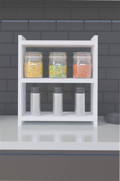 Alidayim Mutfak Tereği Rafları Tezgah Üstü Terek Raf Baharatlık Duvar Rafı
