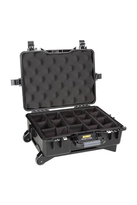 MANO Mtc 430P Siyah - Yumurta Sünger + Bez Bölmeli Tough Case Pro Takım Çantası