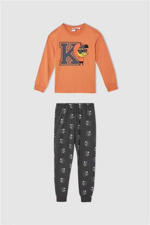 DeFacto Erkek Çocuk Kral Şakir Lisanslı Uzun Kollu Pamuklu Pijama Takımı