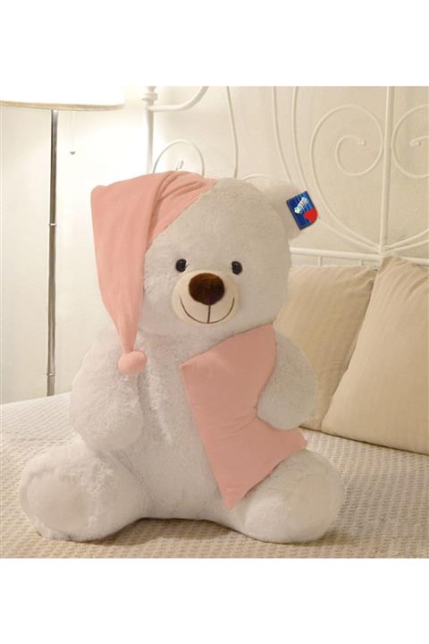 HALLEY Oyuncak 90 Cm Efsane Pembe Yastıklı Uyku Arkadaşı Peluş Ayıcık
