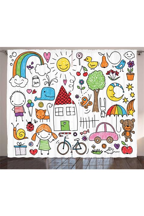 Orange Venue Eğlenceli Perde Ev Çocuk Bisiklet