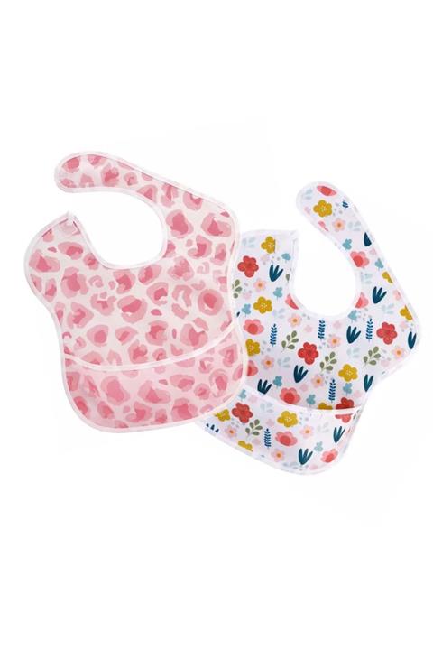 Notasarım 2'li Set Bebek Mama Önlüğü / Sıvı Geçirmez