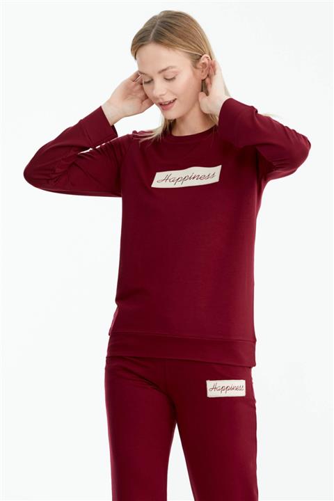 Sementa Sıfır Yaka Basic Takım - Bordo