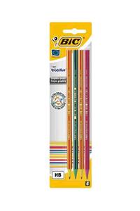 Bic Evolution Stripes Kurşun Kalem 4'lü Blister 4'lü Blisterli Trıangle