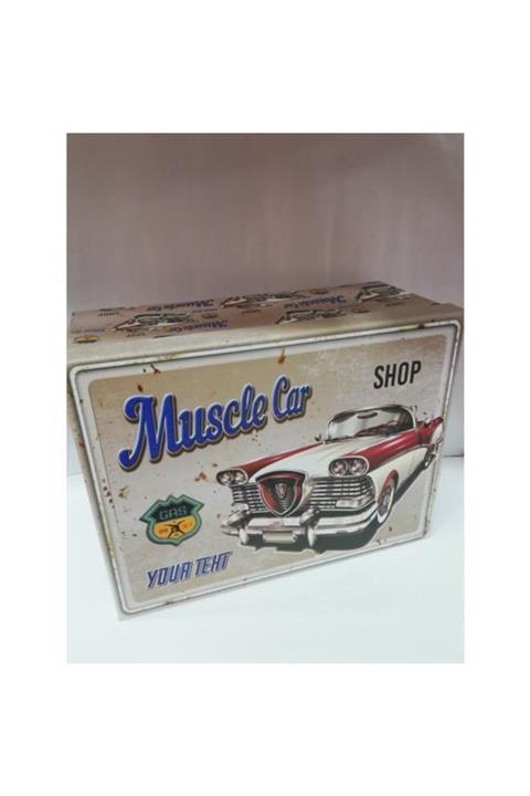 ASVASHOP 10lu Kutu Desenli Dikdörtgen Resimli Dekoratif Hediyelik