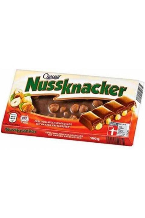 Choceur Nussknacker Tüm Fındıklı Alman Çikolatası 100gr