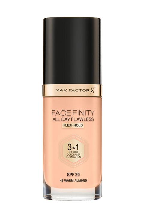 Max Factor Fondöten - FaceFinity All Day Flawless Foundation 45 Warm Almond 3614225851582
