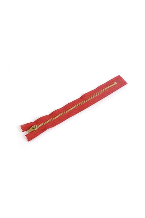 Koza Fermuar 10 Adet 18cm Bordo Metal Pantolon Fermuarı