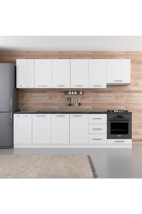 Minar 285 Cm Mutfak Dolabı Beyaz 285-b8