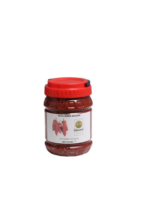 Burhaniye Güvenal Yöresel Yüzde Yüz Doğal Katkısız Ev Yapımı Tatlı Biber Salçası 850gr