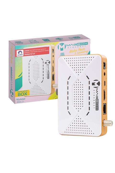 MAGBOX Ethernet Full Hd Ethernetli Çift Usbli Free Ip Box Uydu Alıcısı (dahili Akıllı Kumanda)