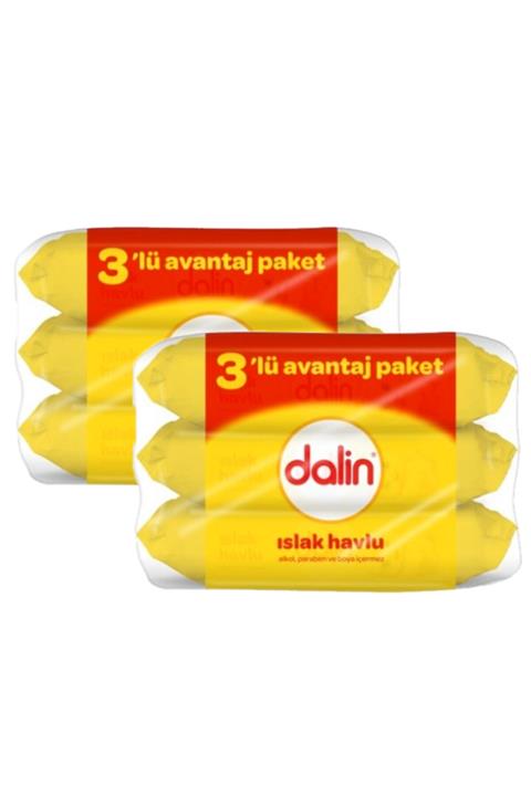 Dalin Islak Temizleme Mendili 56lı (3 Lü Paket) X 2 Adet