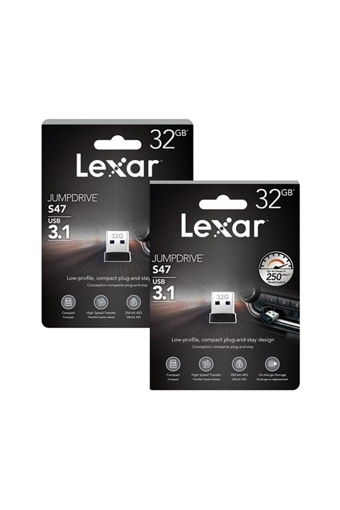 Lexar 32 Gb Jumpdrive S47 Usb 3.1 Flash Bellek 2li Paket