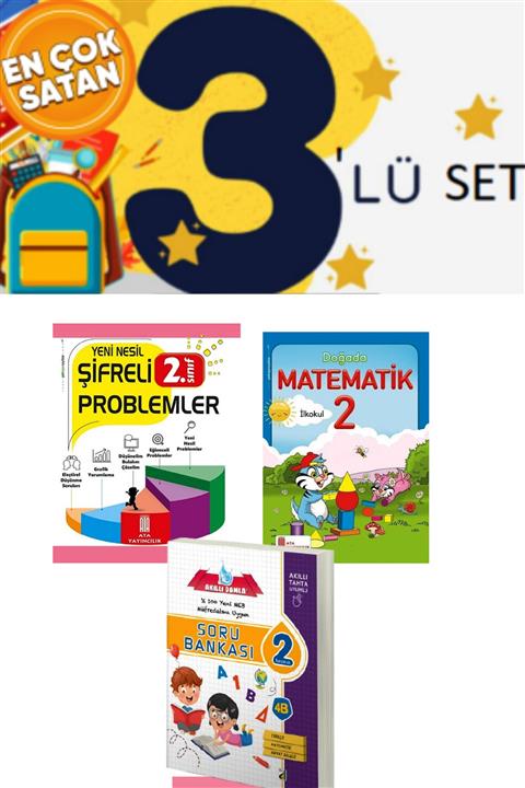 Ata Yayıncılık Ata 2.sınıf Yeni Nesil Math Max Matematik + Şifreli Problemler