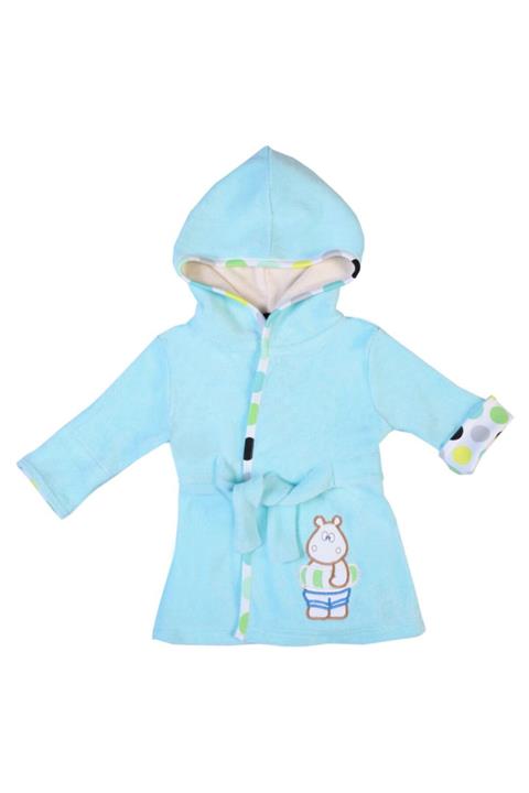 Dot Dot Jr Aquatic Organik Çocuk Bornoz