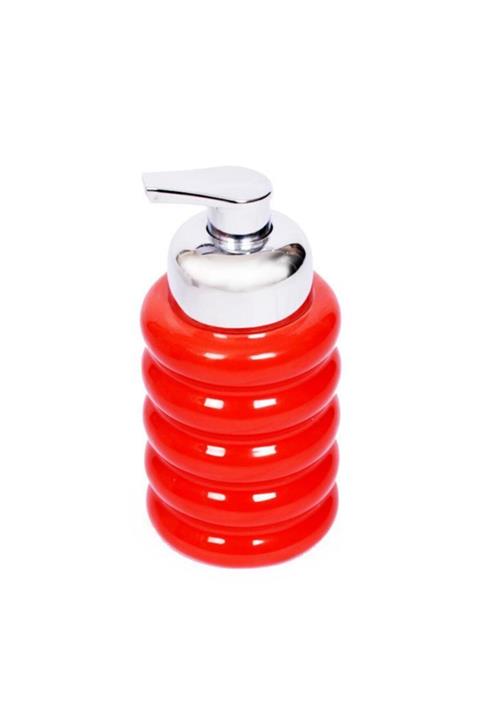 Home Princes Porselen Köpük Sabun Dispenseri Kırmızı