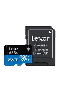 Lexar 256gb High-performance 633x Microsdhc Uhs-ı 100mb/s Okuma 45mb/s Yazma Hafıza Kartı + Adaptör