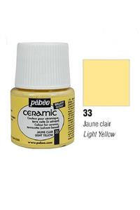 Lefranc Bourgeois Pebeo Seramik Boyası N:33 Light Yellow 45ml