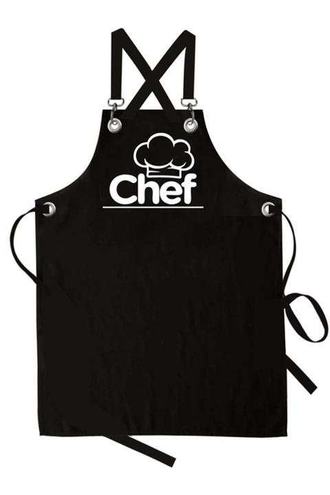 Mucito Master Chef 2 Mutfak Önlüğü Siyah