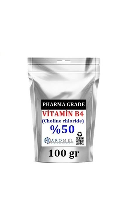 Aromel B4 Vitamini Kolin Klorür | 100 Gr | Choline Chloride