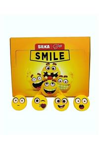 Silka Smile Emojili Silgi 4'lü Set