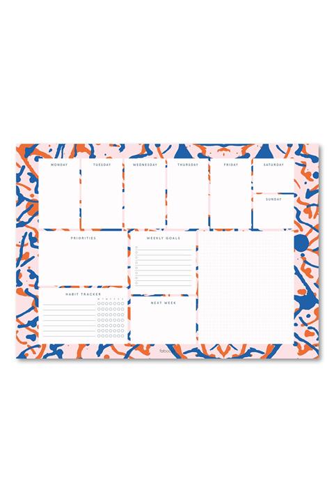 Fabooks Geometrik Haftalık Bloknot