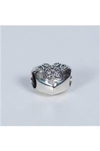 Nur Silver Taşlı Pati Charm