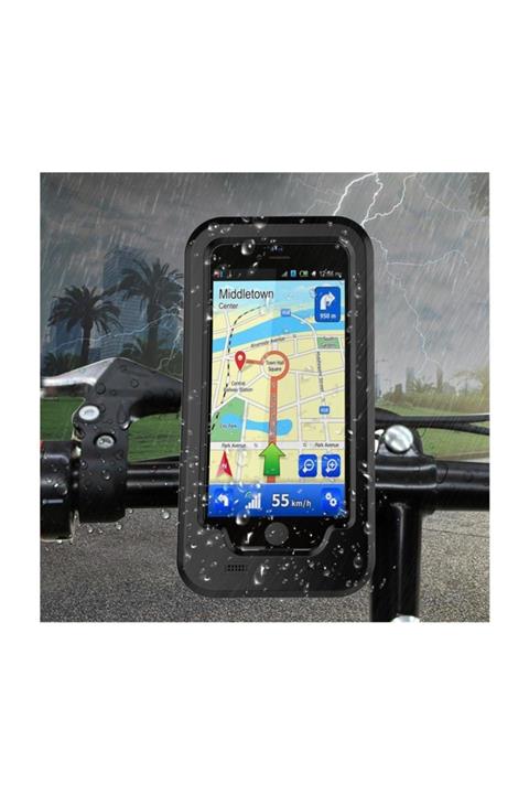 Knmaster Iphone 6/6s/7/8 Su Geçirmez Motosiklet Bisiklet Telefon Tutucu